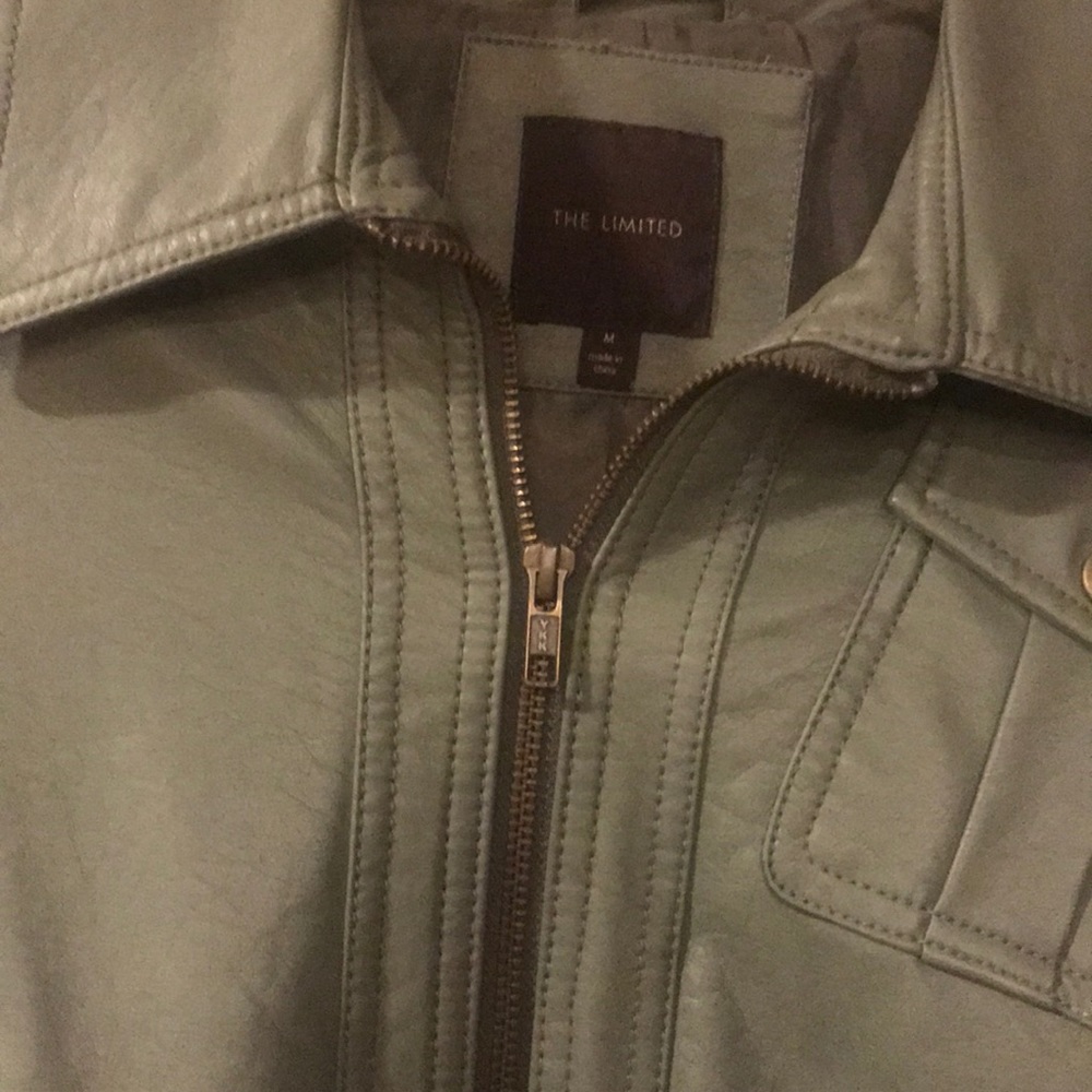 Leather bomber jacket - Picture 2 of 3